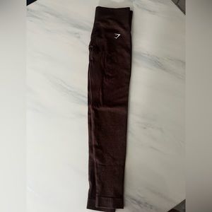 Dark brown fleck gymshark leggings. Seamless.